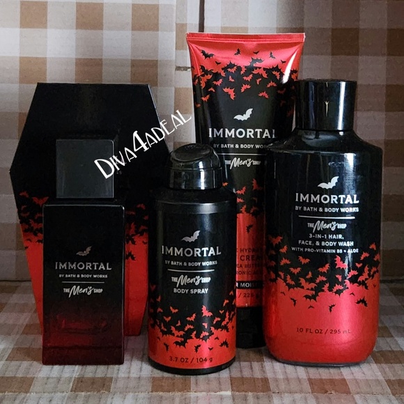 Bath & Body Works IMMORTAL 3.4 Fl OZ Cologne 4PC Bundle - Picture 1 of 7
